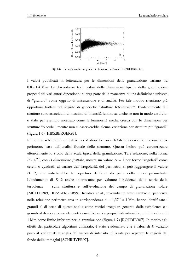 Anteprima della tesi: Analisi delle proprietà geometriche ed evolutive di strutture fotosferiche solari tramite algoritmi paralleli di riconoscimento e tracciamento, Pagina 9