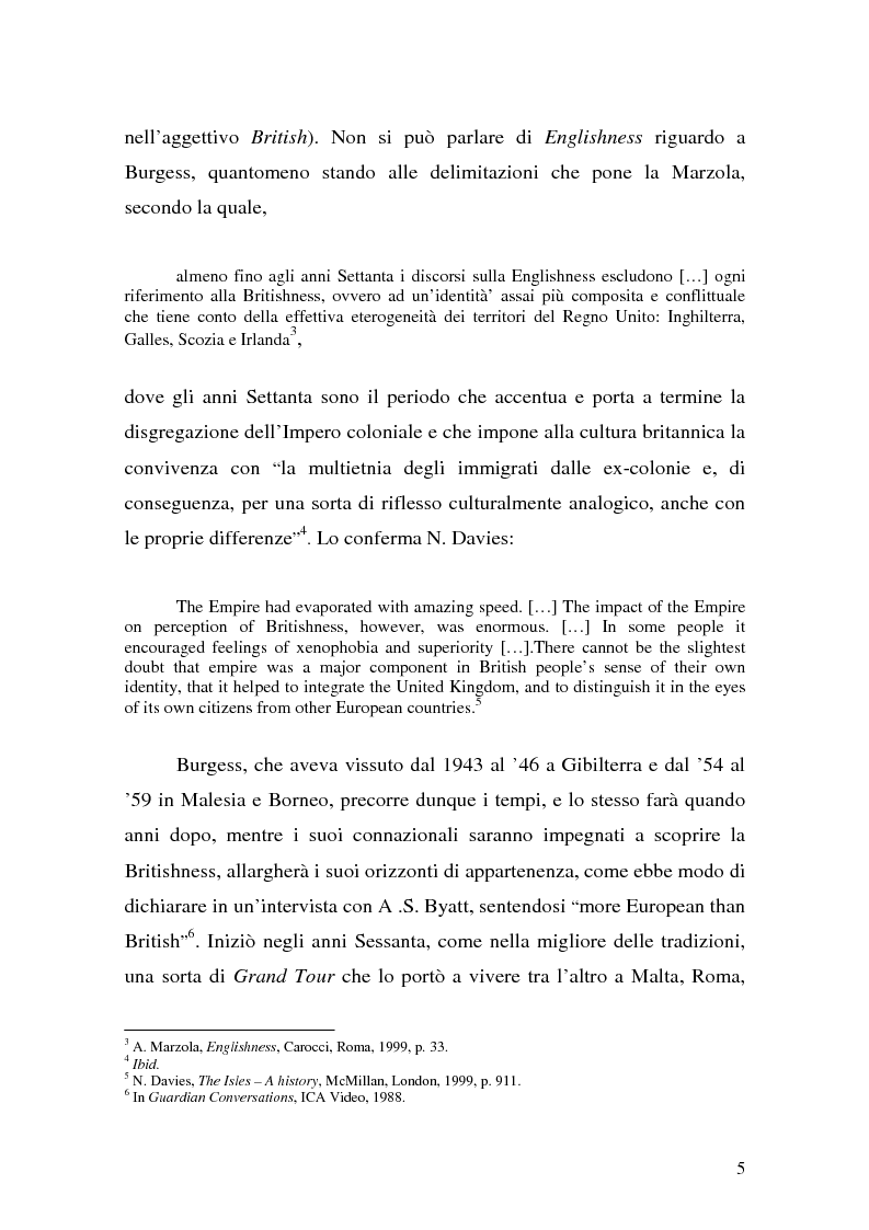Anteprima della tesi: ''Queer as a Clockwork Orange'': la narrativa distopica di Anthony Burgess, Pagina 2