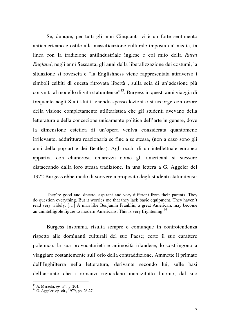 Anteprima della tesi: ''Queer as a Clockwork Orange'': la narrativa distopica di Anthony Burgess, Pagina 4