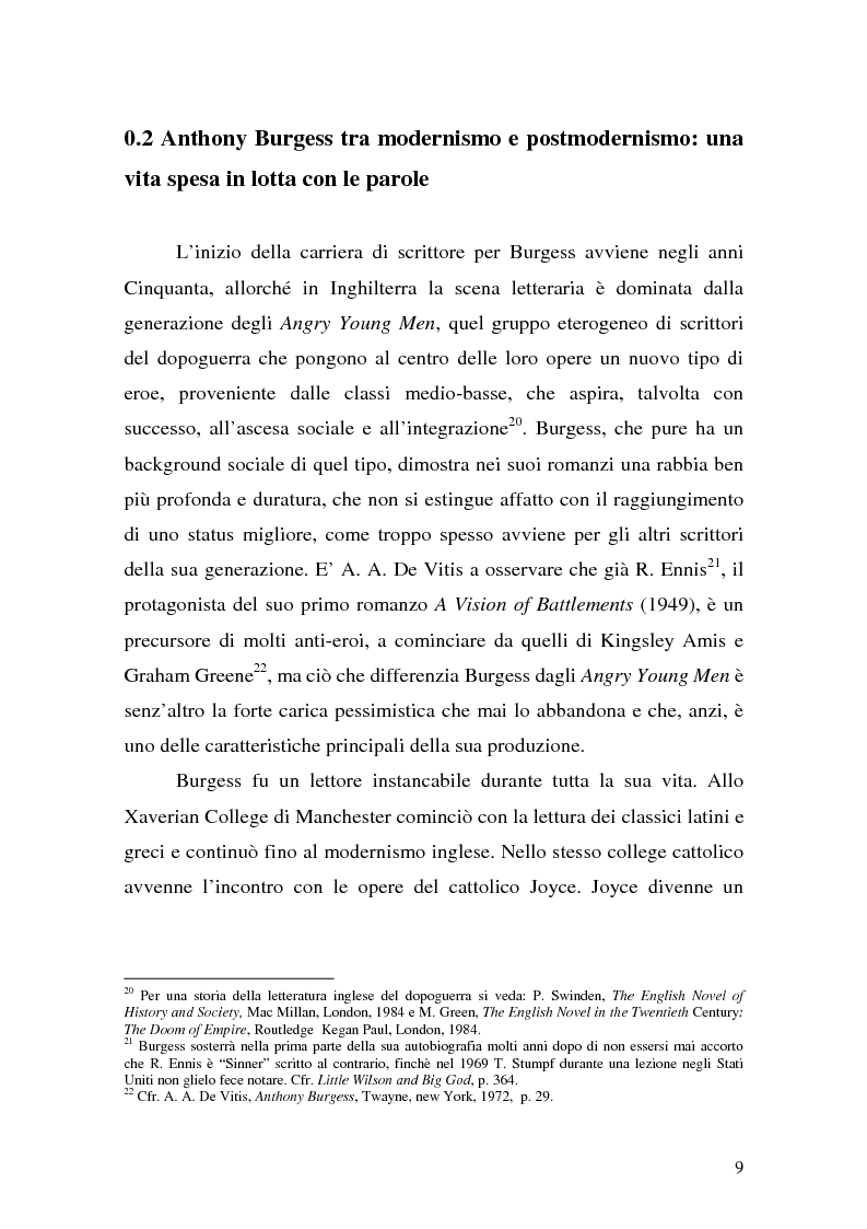 Anteprima della tesi: ''Queer as a Clockwork Orange'': la narrativa distopica di Anthony Burgess, Pagina 6