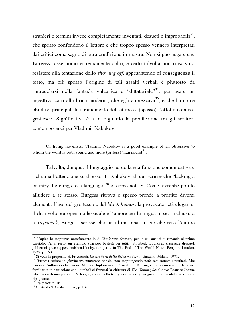Anteprima della tesi: ''Queer as a Clockwork Orange'': la narrativa distopica di Anthony Burgess, Pagina 9