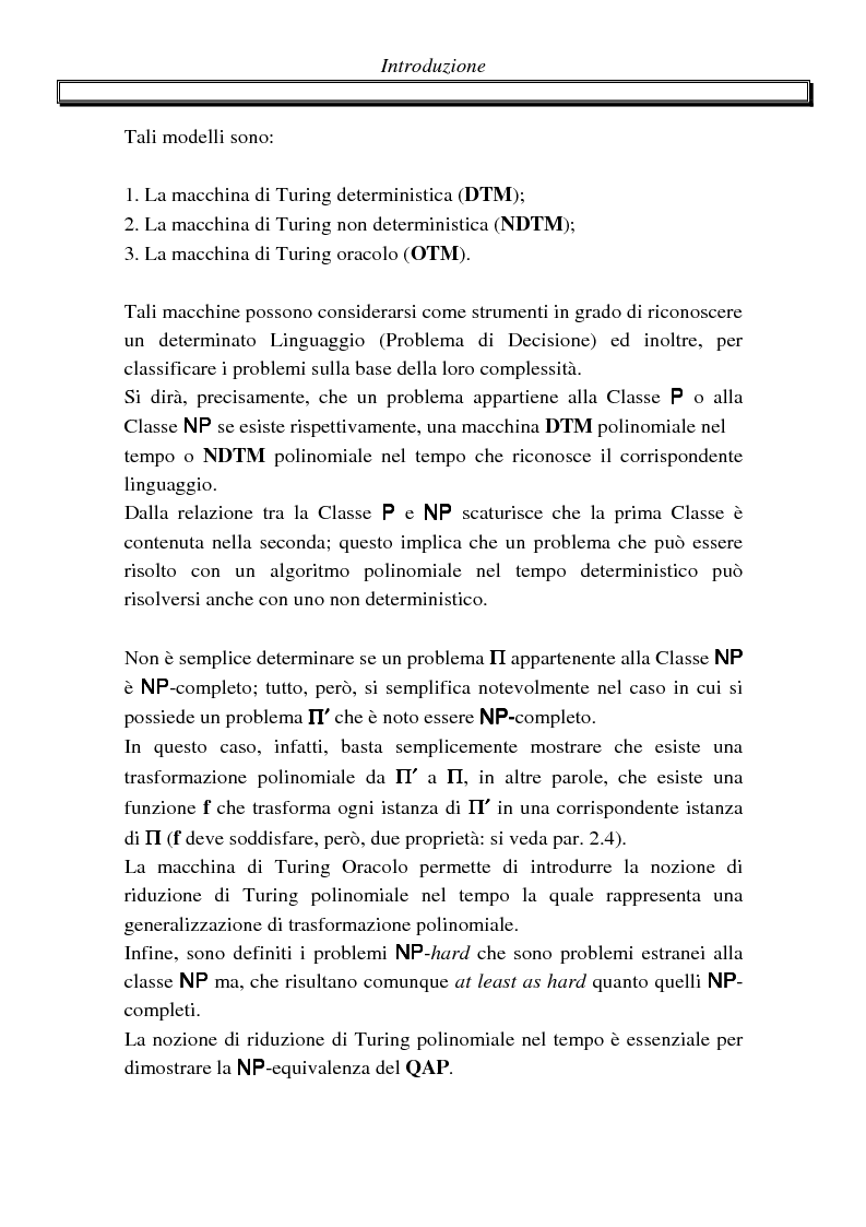 Anteprima della tesi: Metodi di assegnazione ottima ed applicazioni, Pagina 3