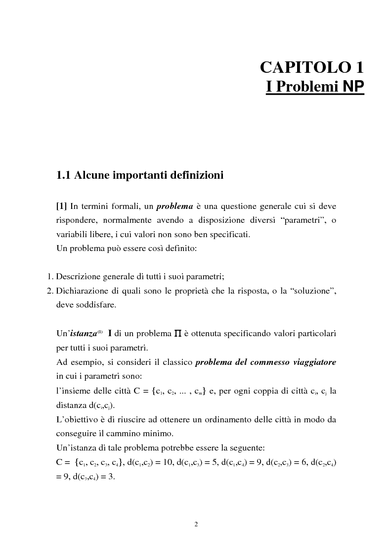 Anteprima della tesi: Metodi di assegnazione ottima ed applicazioni, Pagina 6