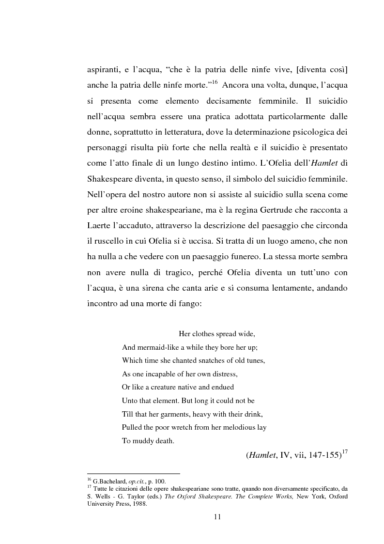 Anteprima della tesi: Le immagini dell'acqua nel teatro di William Shakespeare, Pagina 10