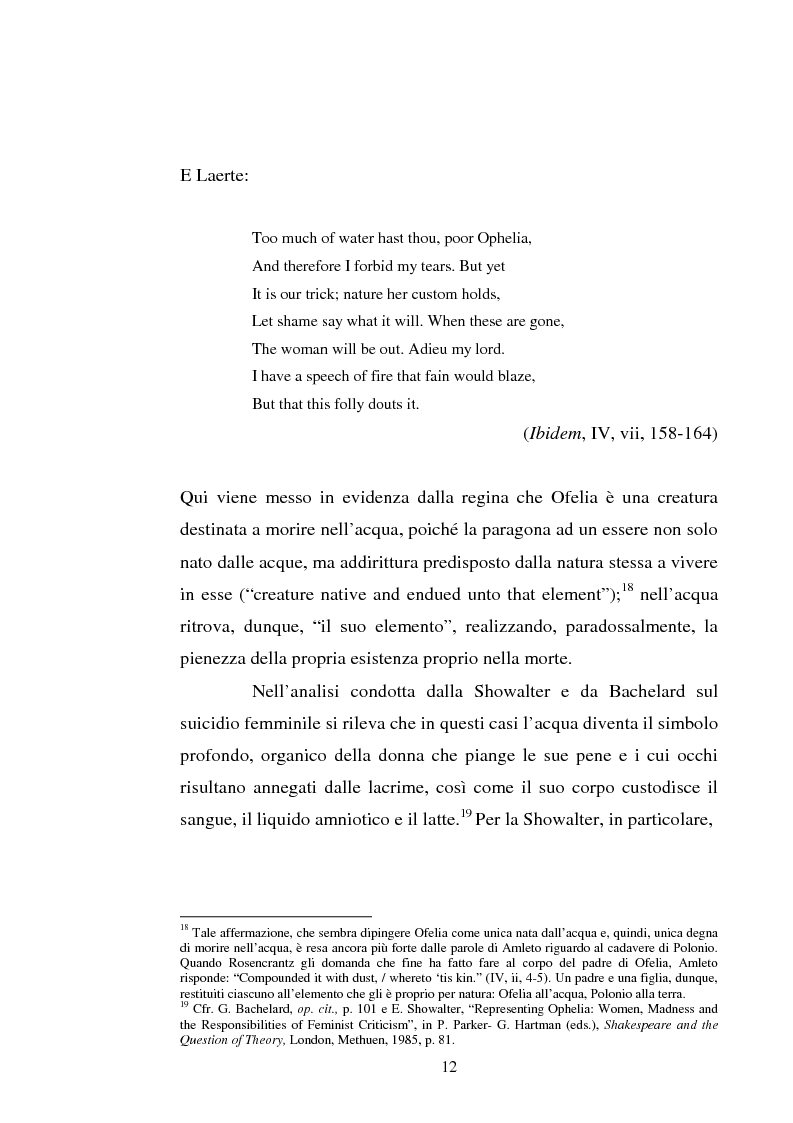 Anteprima della tesi: Le immagini dell'acqua nel teatro di William Shakespeare, Pagina 11