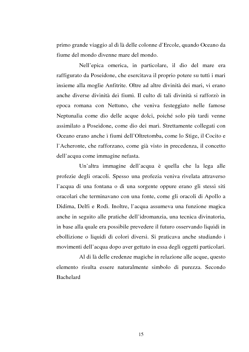 Anteprima della tesi: Le immagini dell'acqua nel teatro di William Shakespeare, Pagina 14