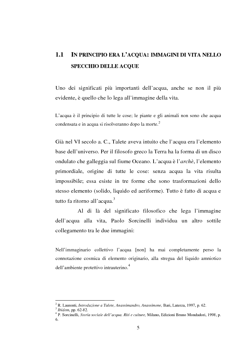 Anteprima della tesi: Le immagini dell'acqua nel teatro di William Shakespeare, Pagina 4