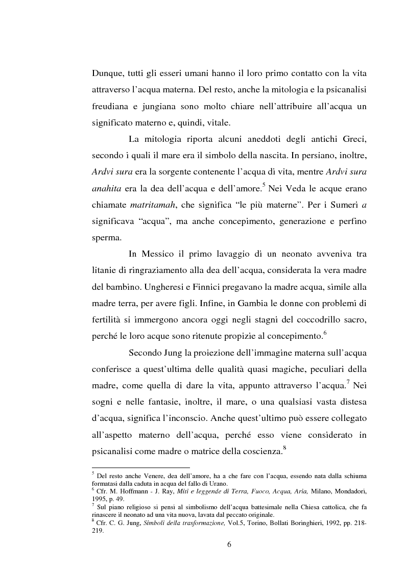 Anteprima della tesi: Le immagini dell'acqua nel teatro di William Shakespeare, Pagina 5
