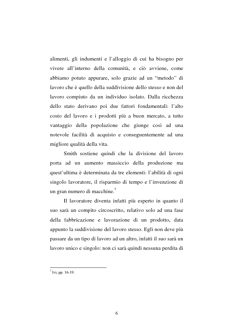 Anteprima della tesi: Amartya Sen lettore di Smith. Osservazioni sulla globalizzazione, Pagina 6