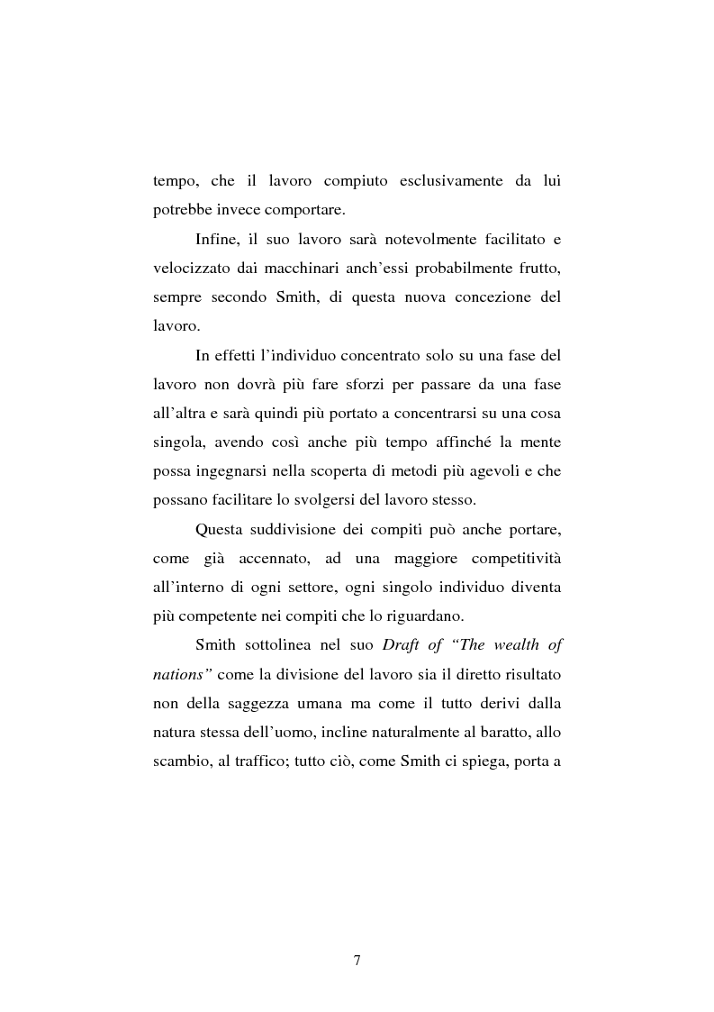 Anteprima della tesi: Amartya Sen lettore di Smith. Osservazioni sulla globalizzazione, Pagina 7