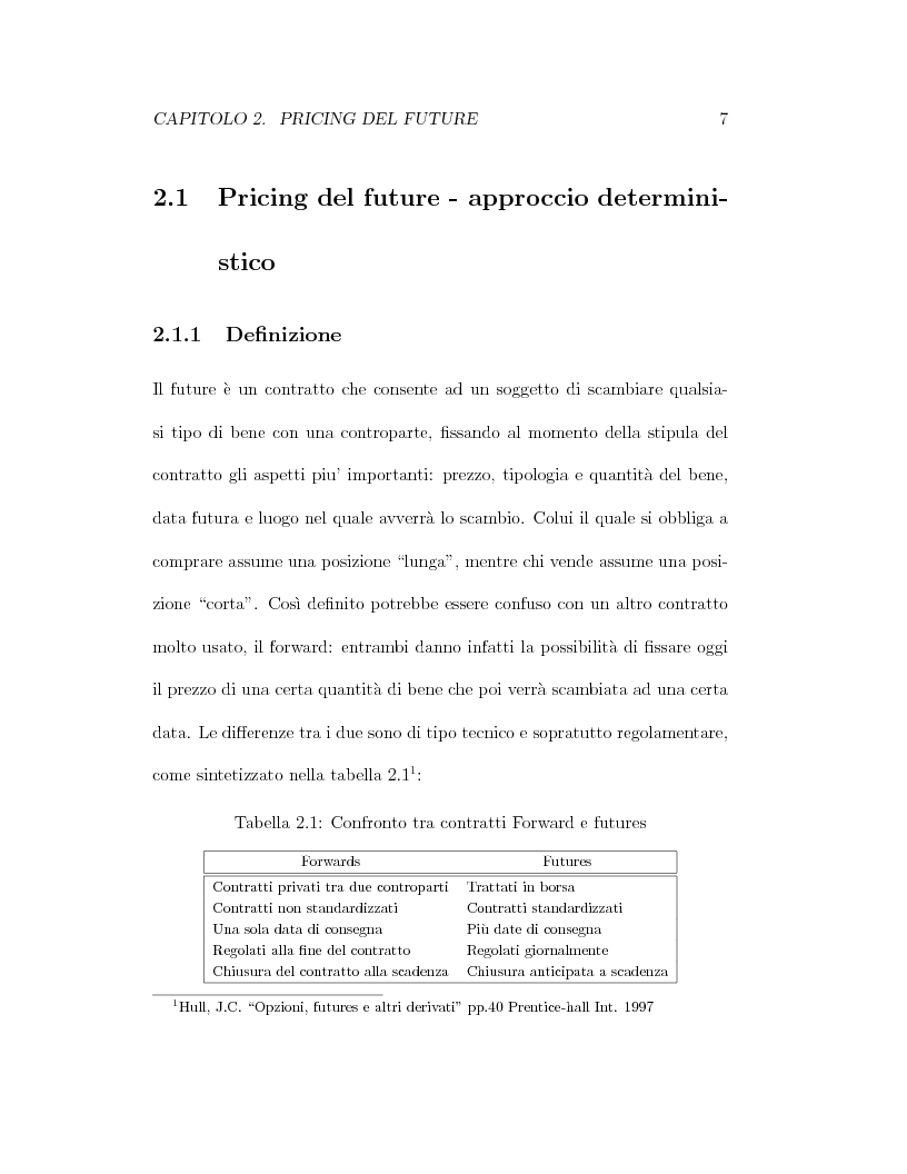 Anteprima della tesi: Il pricing dei derivati sul crude oil, Pagina 7