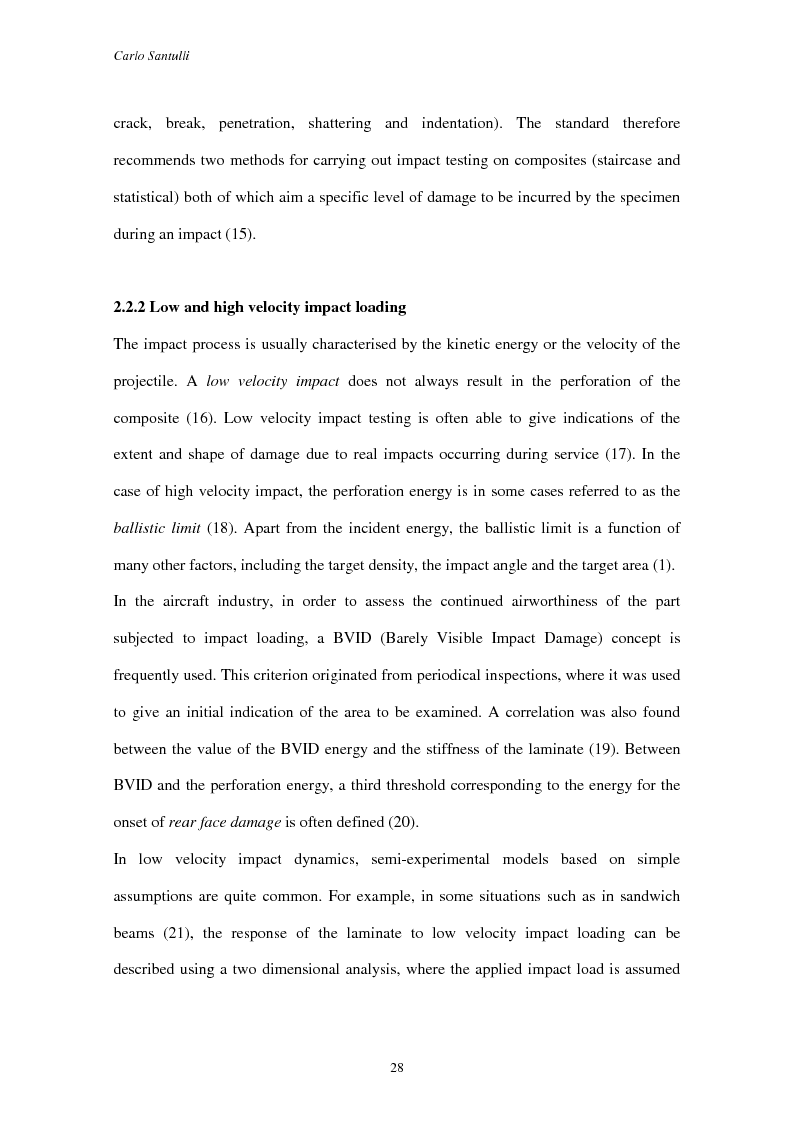 Anteprima della tesi: Impact damage evaluation in woven composites using acoustic and thermoelastic techniques, Pagina 10