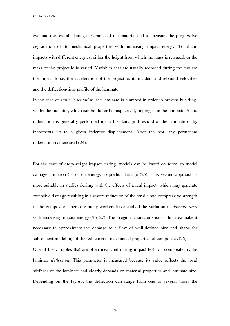 Anteprima della tesi: Impact damage evaluation in woven composites using acoustic and thermoelastic techniques, Pagina 12