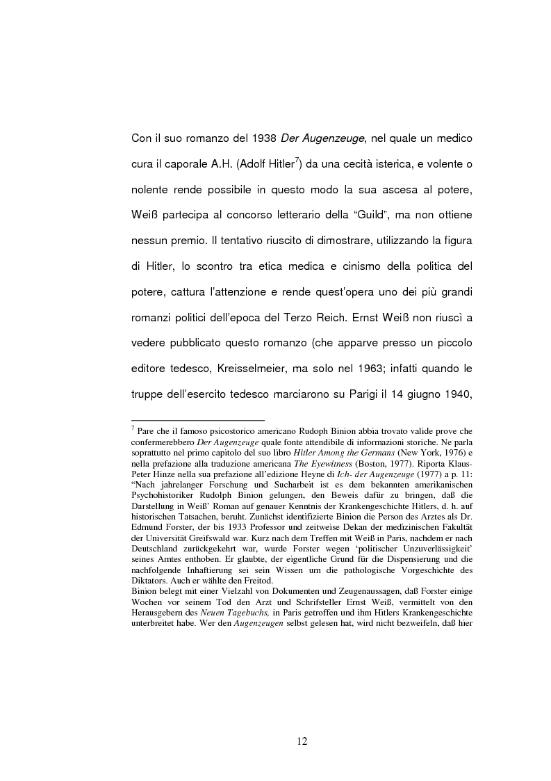 Anteprima della tesi: ''Jarmila. Una storia d'amore boema'' di Ernst Weiss. Traduzione e commento, Pagina 14