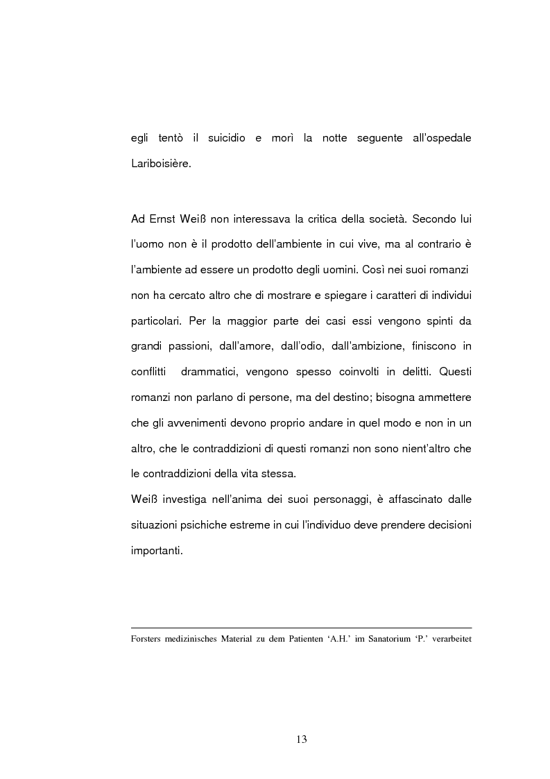 Anteprima della tesi: ''Jarmila. Una storia d'amore boema'' di Ernst Weiss. Traduzione e commento, Pagina 15