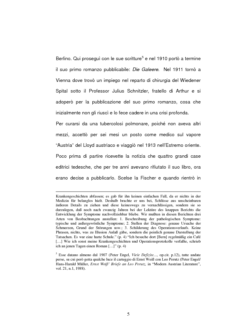 Anteprima della tesi: ''Jarmila. Una storia d'amore boema'' di Ernst Weiss. Traduzione e commento, Pagina 7