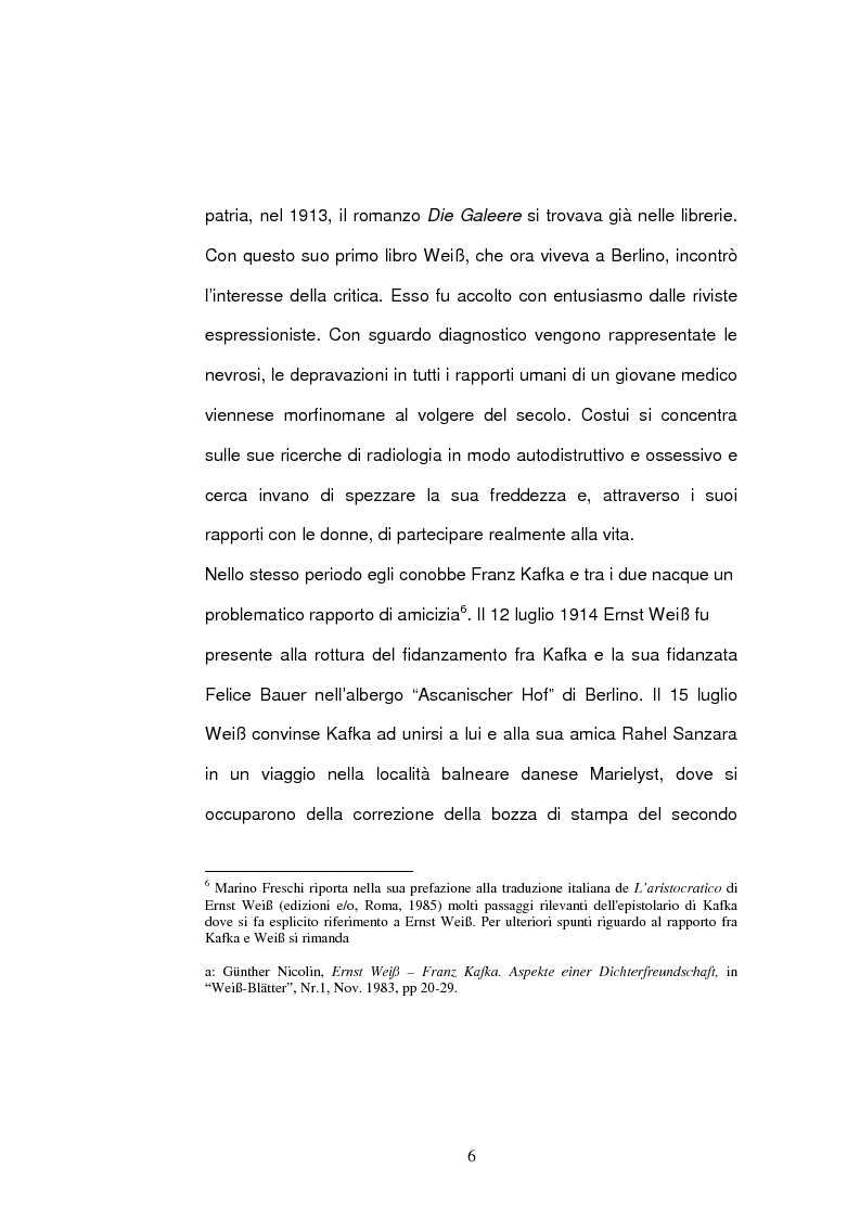 Anteprima della tesi: ''Jarmila. Una storia d'amore boema'' di Ernst Weiss. Traduzione e commento, Pagina 8