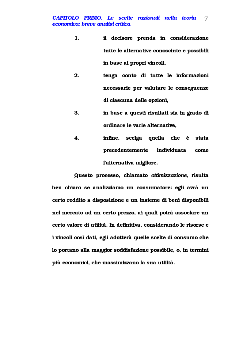 Anteprima della tesi: Comportamento del consumatore e illusioni cognitive, Pagina 2