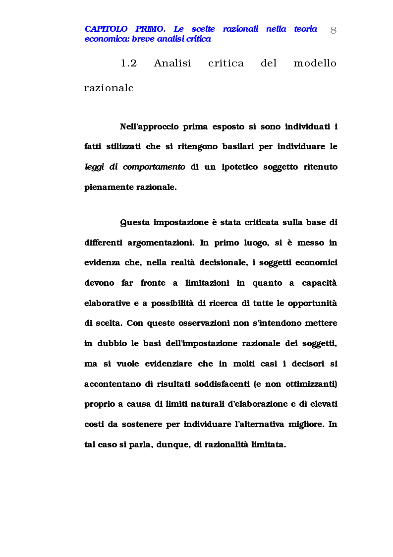 Anteprima della tesi: Comportamento del consumatore e illusioni cognitive, Pagina 3