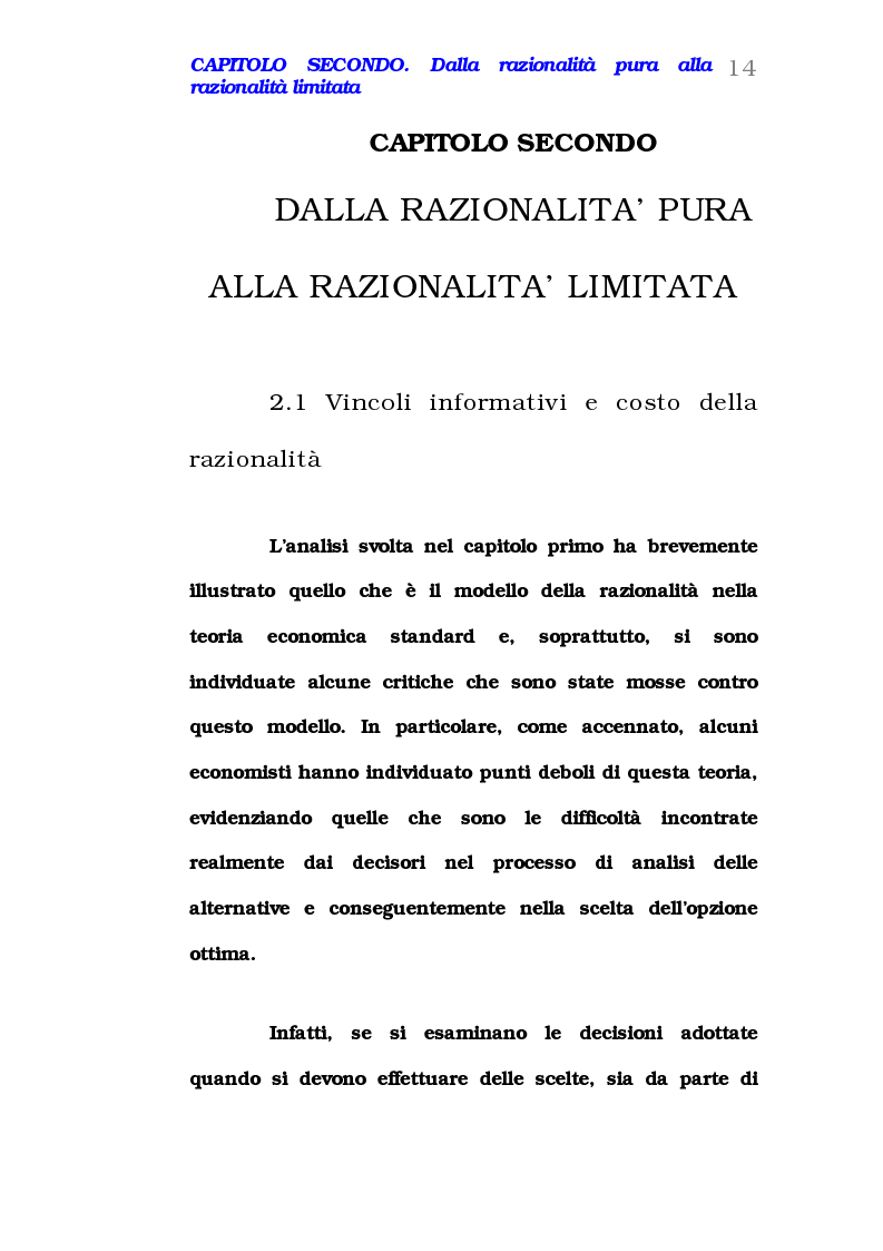 Anteprima della tesi: Comportamento del consumatore e illusioni cognitive, Pagina 9