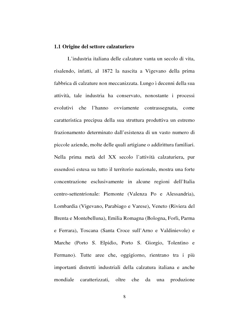 Anteprima della tesi: Evoluzione del settore calzaturiero e tessile a Barletta dagli anni '70 agli anni '90, Pagina 8