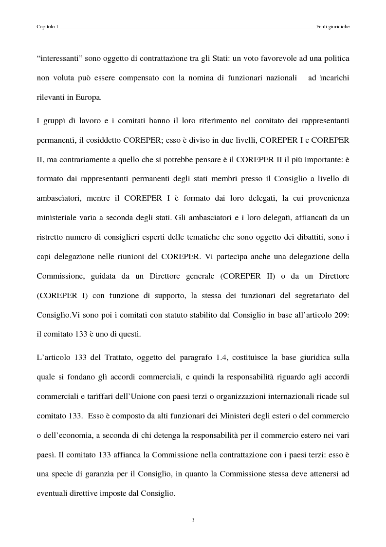Anteprima della tesi: La politica commerciale estera della UE: l'interazione tra lobbies, Commissione e Consiglio, Pagina 10