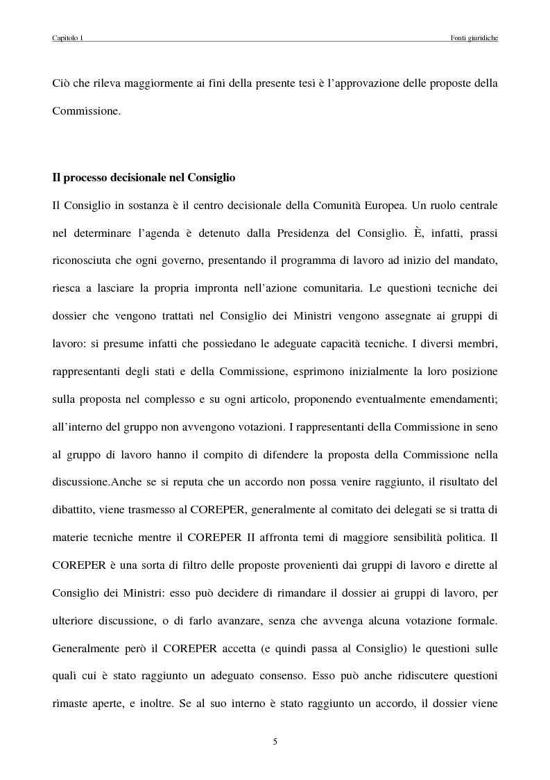 Anteprima della tesi: La politica commerciale estera della UE: l'interazione tra lobbies, Commissione e Consiglio, Pagina 12