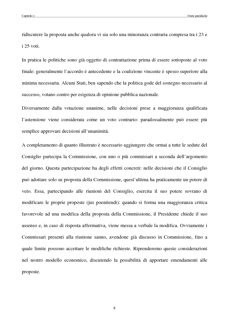 Anteprima della tesi: La politica commerciale estera della UE: l'interazione tra lobbies, Commissione e Consiglio, Pagina 15