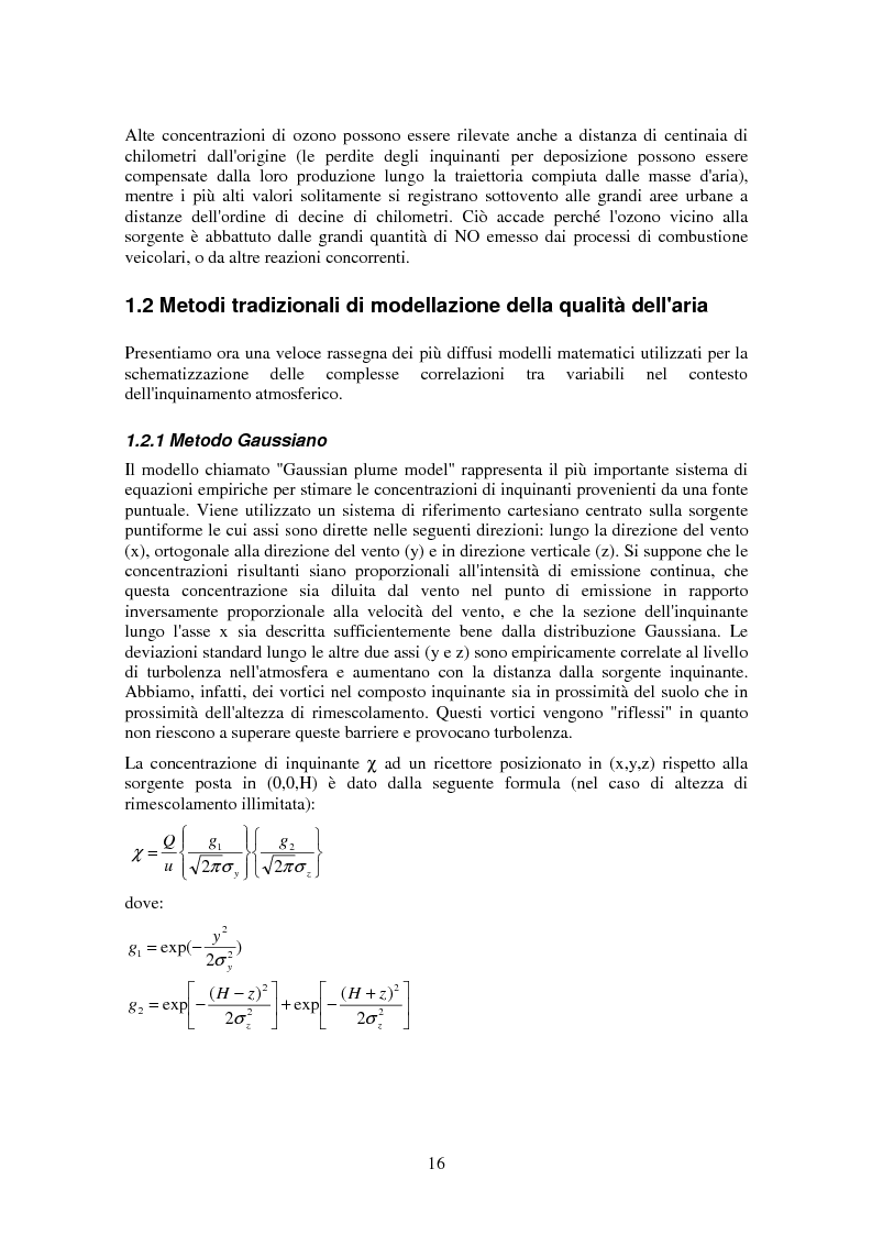 Anteprima della tesi: Applicazione di tecniche di intelligenza artificiale per lo studio della relazione fra l’inquinamento atmosferico e le sue concause, Pagina 14