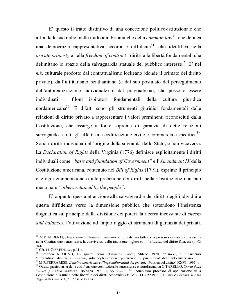 Anteprima della tesi: Il modello delle amministrazioni indipendenti in Italia e negli Stati Uniti. Profili comparati di disciplina della concorrenza., Pagina 12