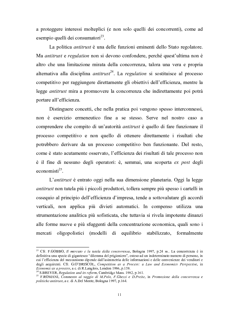 Anteprima della tesi: Il modello delle amministrazioni indipendenti in Italia e negli Stati Uniti. Profili comparati di disciplina della concorrenza., Pagina 7