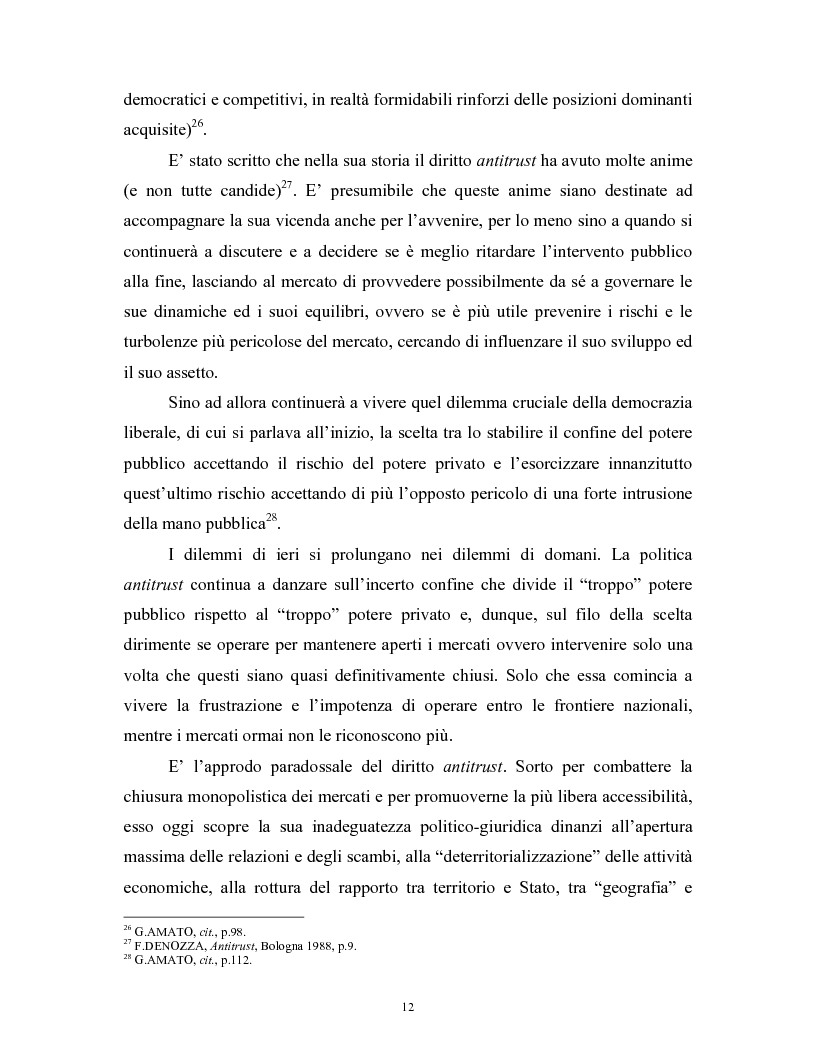 Anteprima della tesi: Il modello delle amministrazioni indipendenti in Italia e negli Stati Uniti. Profili comparati di disciplina della concorrenza., Pagina 8
