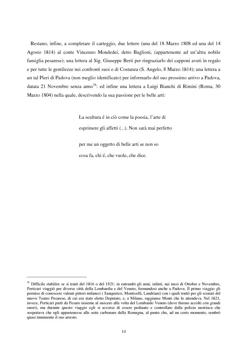 Anteprima della tesi: Le lettere familiari di Giulio Perticari, Pagina 13