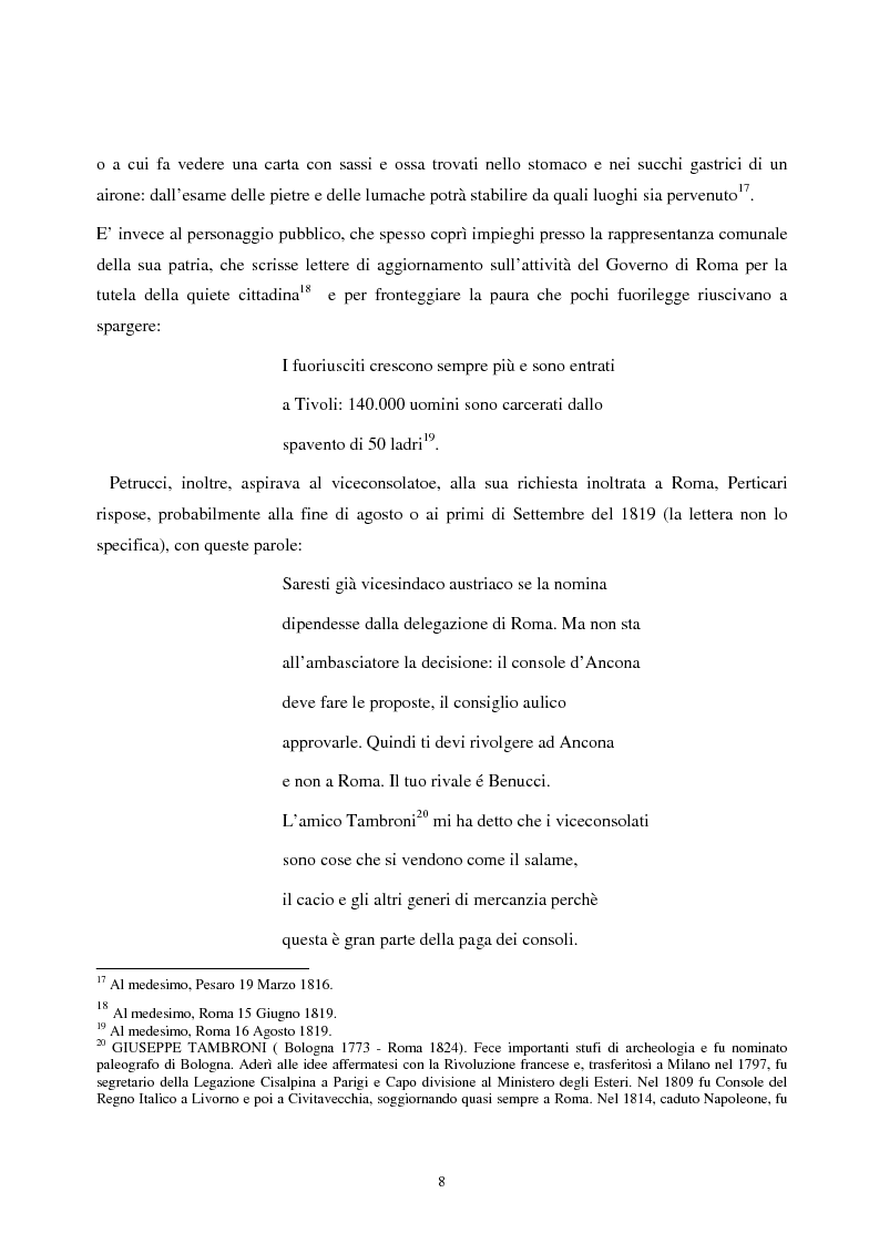 Anteprima della tesi: Le lettere familiari di Giulio Perticari, Pagina 7