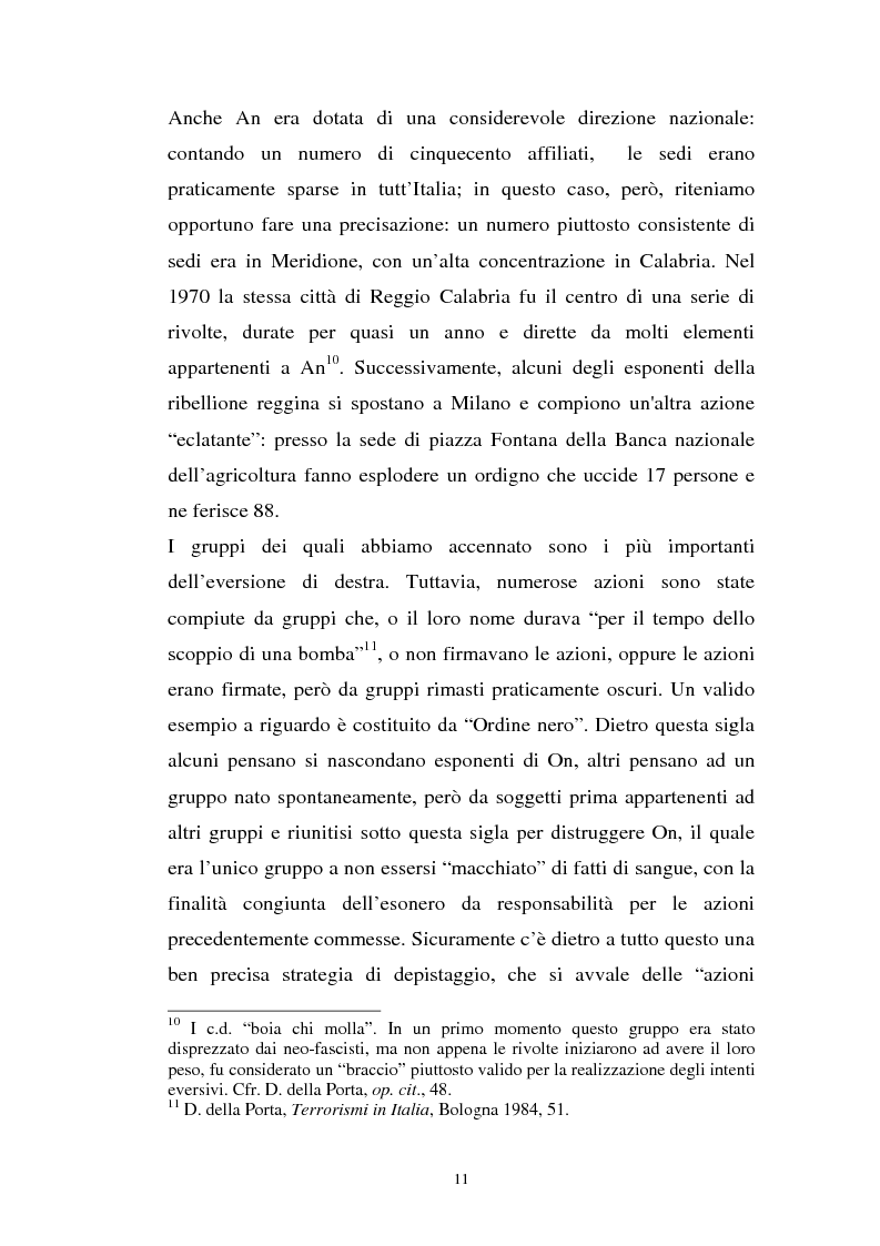 Anteprima della tesi: L'art. 270bis nella più recente giurisprudenza, Pagina 10