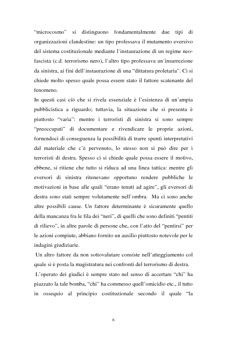 Anteprima della tesi: L'art. 270bis nella più recente giurisprudenza, Pagina 5