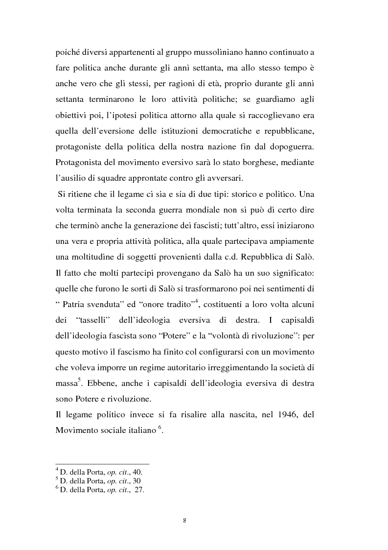 Anteprima della tesi: L'art. 270bis nella più recente giurisprudenza, Pagina 7