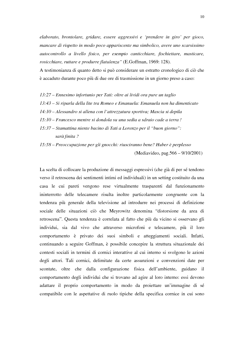 Anteprima della tesi: Grande Fratello: un prototipo di merce simbolica a distribuzione globale, Pagina 10