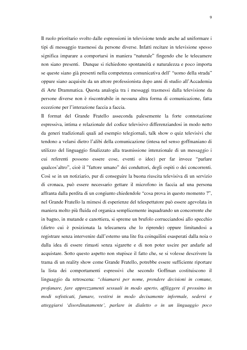 Anteprima della tesi: Grande Fratello: un prototipo di merce simbolica a distribuzione globale, Pagina 9