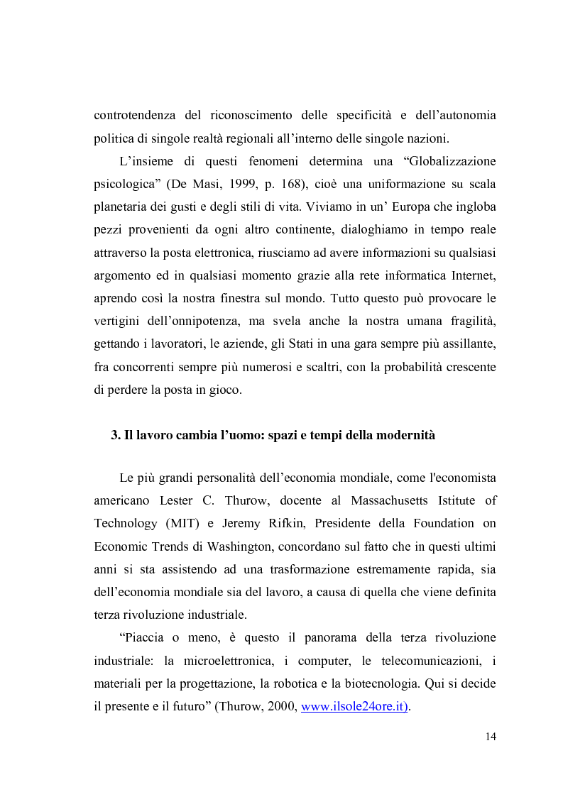 Anteprima della tesi: Giovani, lavoro e qualità della vita. Indagine esplorativa condotta su un campione di lavoratori autonomi e dipendenti, Pagina 11