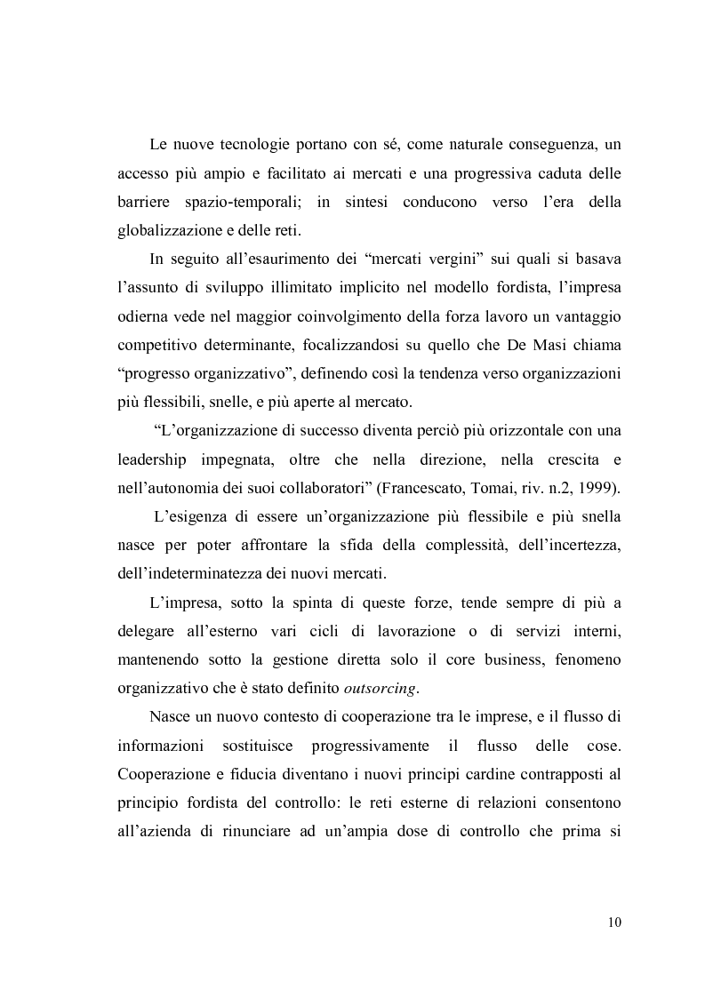 Anteprima della tesi: Giovani, lavoro e qualità della vita. Indagine esplorativa condotta su un campione di lavoratori autonomi e dipendenti, Pagina 7