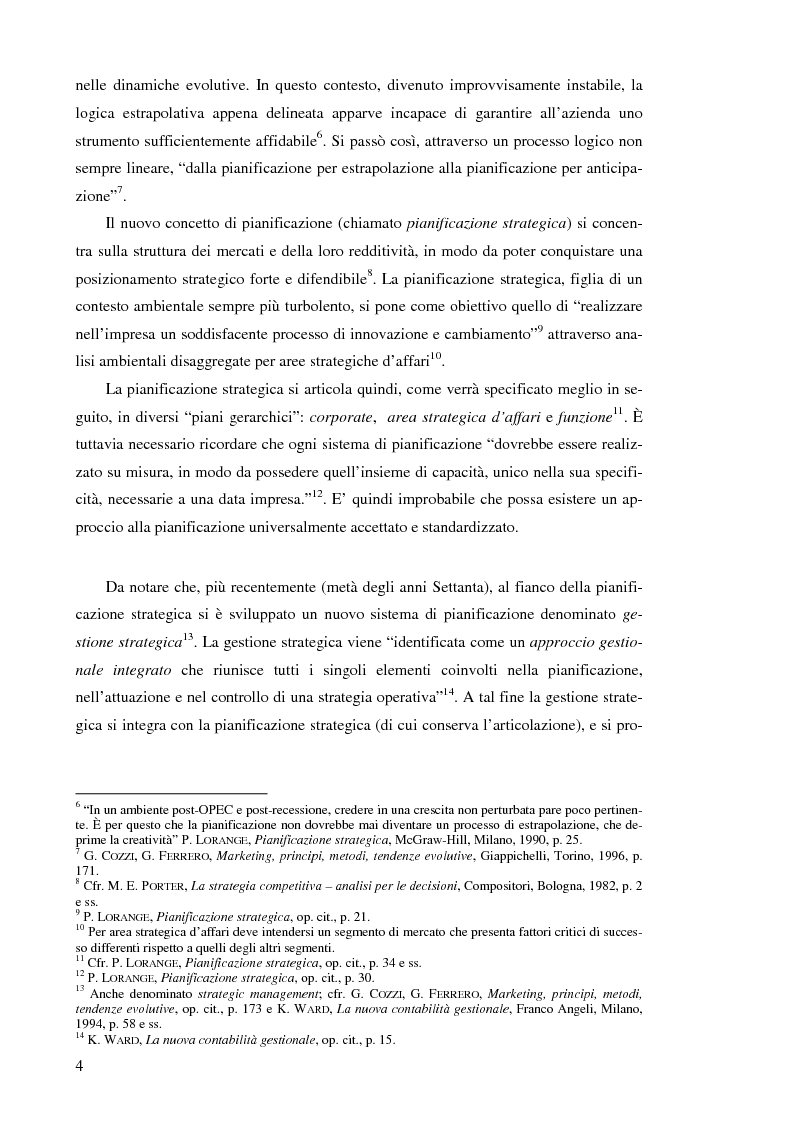 Anteprima della tesi: Il controllo di gestione nelle imprese che operano su commessa: il caso del Gruppo Ecotec, Pagina 4