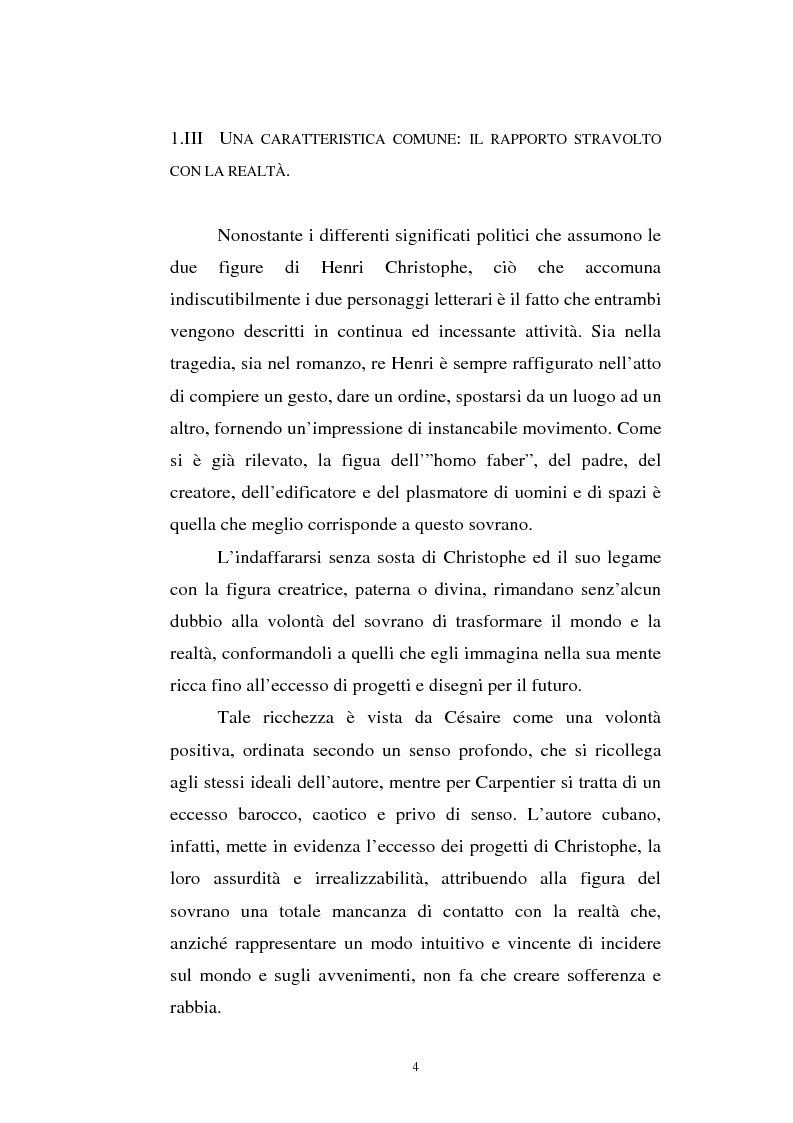 Anteprima della tesi: Le Roi Christophe tra mondo francofono e mondo ispanofono: Aimè Cèsaire e Alejo Carpentier, Pagina 4