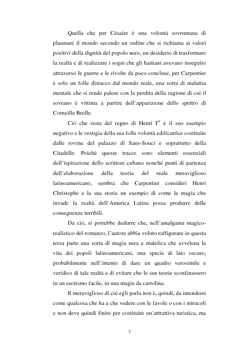 Anteprima della tesi: Le Roi Christophe tra mondo francofono e mondo ispanofono: Aimè Cèsaire e Alejo Carpentier, Pagina 5