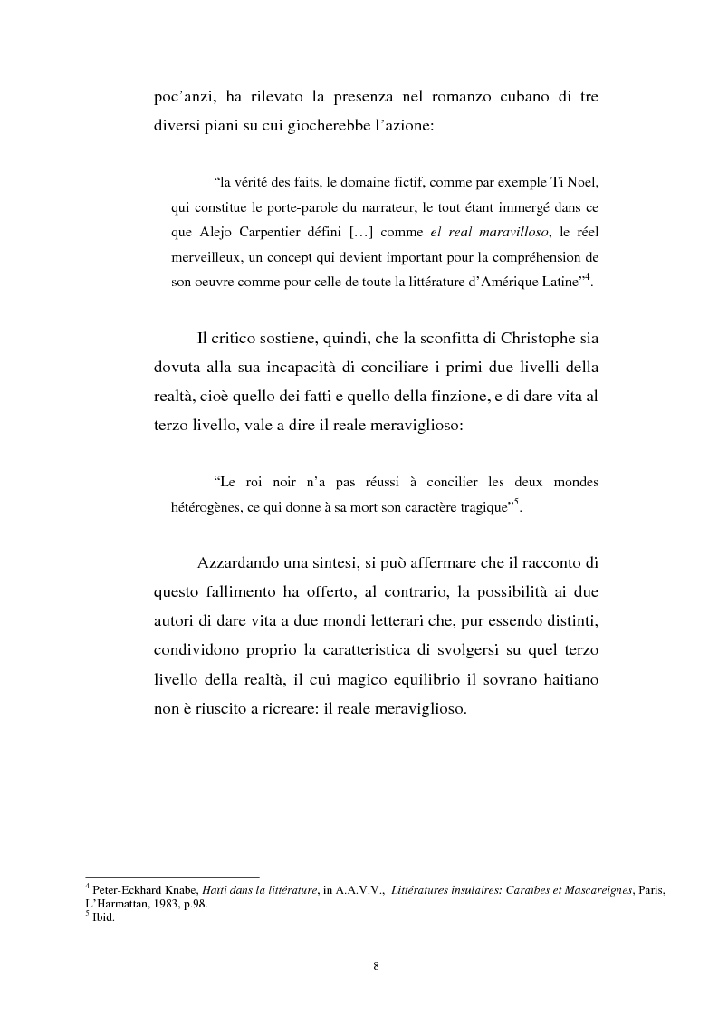 Anteprima della tesi: Le Roi Christophe tra mondo francofono e mondo ispanofono: Aimè Cèsaire e Alejo Carpentier, Pagina 8