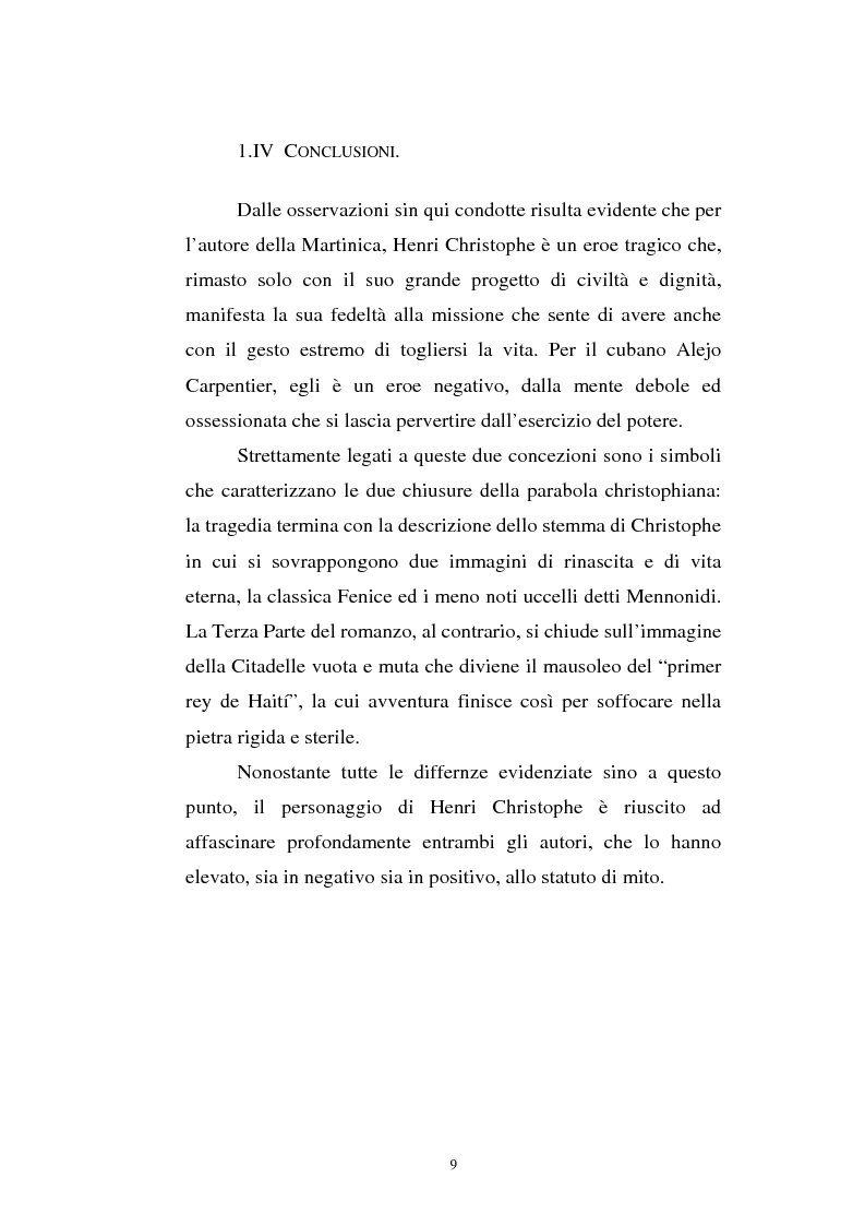 Anteprima della tesi: Le Roi Christophe tra mondo francofono e mondo ispanofono: Aimè Cèsaire e Alejo Carpentier, Pagina 9