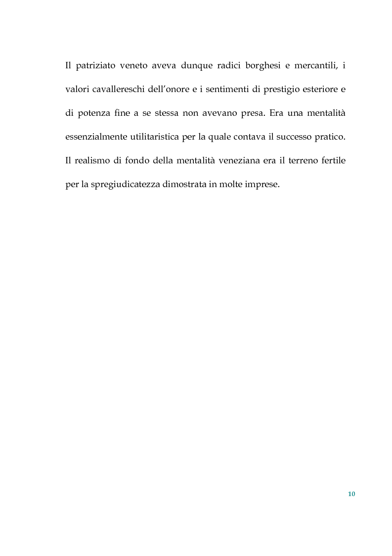 Anteprima della tesi: Tra politica e letteratura: il mito di Venezia, Pagina 7