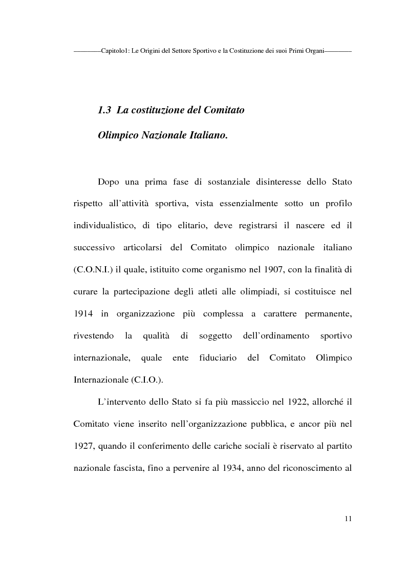 Anteprima della tesi: Profili giuridici delle società sportive, Pagina 11