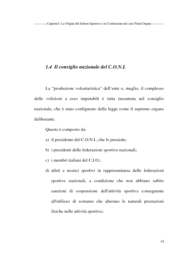 Anteprima della tesi: Profili giuridici delle società sportive, Pagina 14