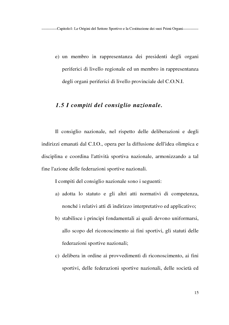 Anteprima della tesi: Profili giuridici delle società sportive, Pagina 15